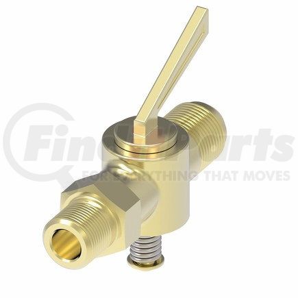 537 by WEATHERHEAD - Flow Control Adapter Ground Plug & Multi Shut-Offs SAE 45° Flare Straightway