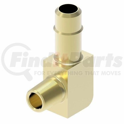 1069X4X4 by WEATHERHEAD - Mini-Barb Brass 90º Male Elbow 1/4" Tube Size