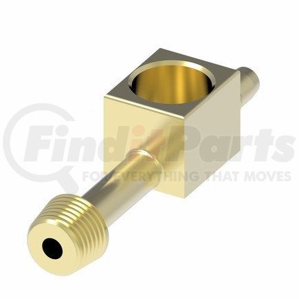 1075X4 by WEATHERHEAD - Mini-Barb Brass Adapter Tee 1/4" Tube Size