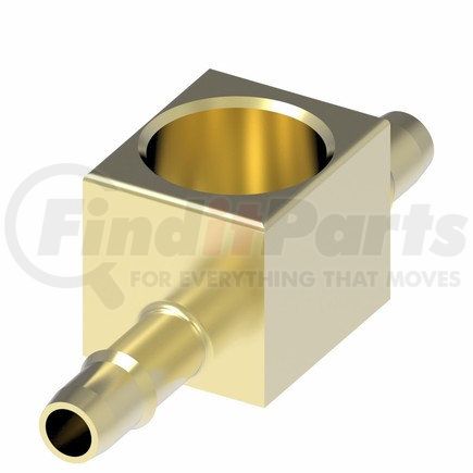 1077X4 by WEATHERHEAD - Mini-Barb Brass Female Branch tee 1/4" Tube Size