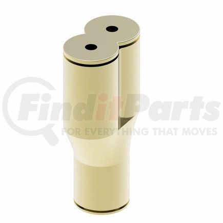 1107X2.5 by WEATHERHEAD - Push To Connect Brass Union Y 1/8" Tube Size