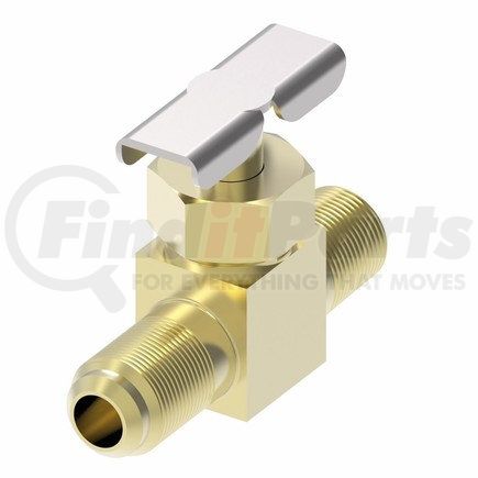 700 by WEATHERHEAD - 131-50700 Shut Off Brass Valve STR - 6M SAE45 x 1/4 MP