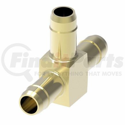 1064X8 by WEATHERHEAD - Mini-Barb Brass Union Tee 1/2" Tube Size