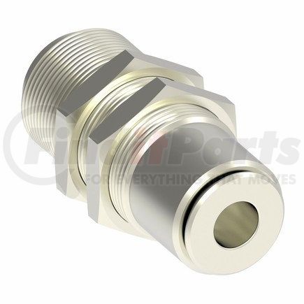 1174X6M by WEATHERHEAD - Hydraulics Adapter - Push To Connect Metric Bulk Head Union - Metric