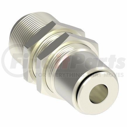 1174X8M by WEATHERHEAD - Push To Connect Brass Bulkhead Union 1/2" Tube Size