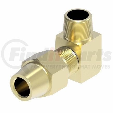 1369X4 by WEATHERHEAD - Hydraulics Adapter - Air Brake 90 Degree Male Elbow For Copper Tube - Male Pipe