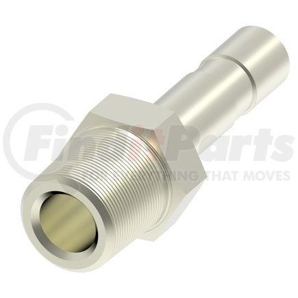 1180X2.5X4 by WEATHERHEAD - Push To Connect Brass Stem Adapter 1/8" Tube Size