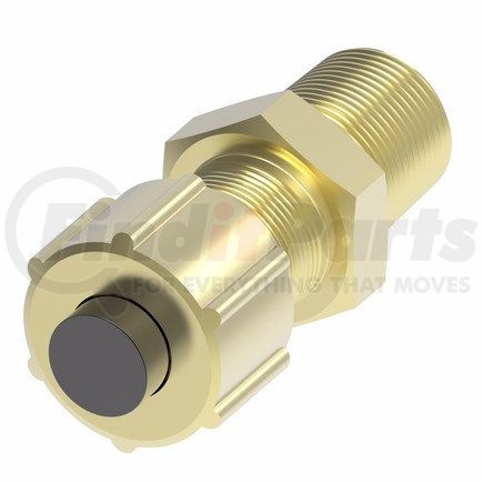 1268X4 by WEATHERHEAD - PolyLine Flareless Brass Male Connector 1/4" Tube Size 1/8" Pipe Threads