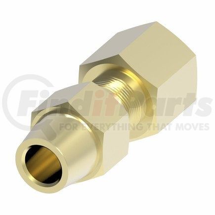 1366X8 by WEATHERHEAD - Air Brake Connectors for Copper Tubing Brass Female Connector 1/2" Tube Size