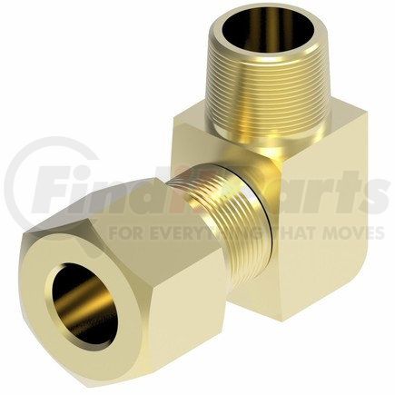 1469X6-CT by WEATHERHEAD - Air Brake Connectors for Nylon Tubing Brass 90º Male Elbow 3/8" Tube Size
