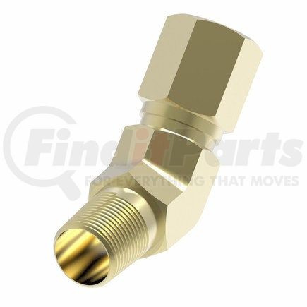 1480X4 by WEATHERHEAD - Adapter - Air Brake 45 Male For Nylon Tube - Male Pipe