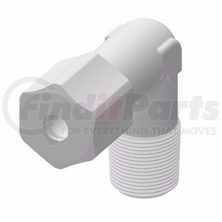 1569X6X6 by WEATHERHEAD - Molded Compression Tube Fitting Nylon PolyMale Elbow 3/8" Tube Size