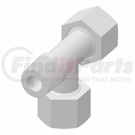 1571X4 by WEATHERHEAD - Molded Compression Tube Fitting Nylon PolyMale Run Tee 1/4" Tube Size