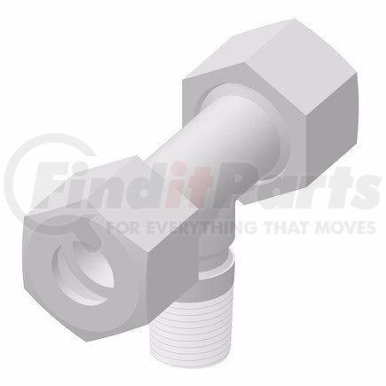 1572X4G by WEATHERHEAD - Molded Compression Tube Fitting Nylon PolyMale Branch Tee 1/4" Tube Size