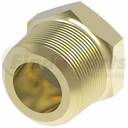 3152X2-CT by WEATHERHEAD - Pipe Brass Hex Head Plug 1/8" Tube Size