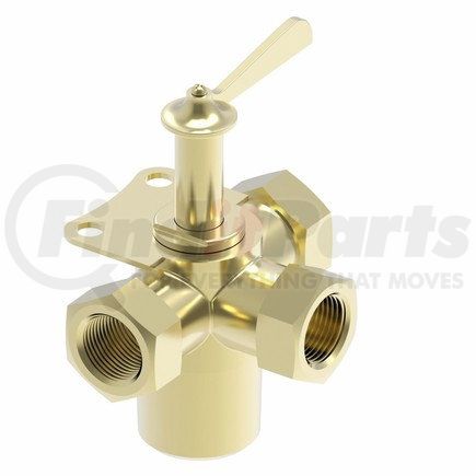 6709 by WEATHERHEAD - Flow Control Adapter Ground Plug & Multi Shut-Offs 3 Way Multiple Shut-Off