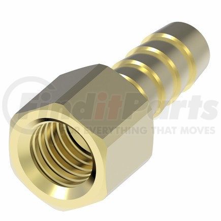 10508B-206-CT by WEATHERHEAD - Fitting - Nipple (Reusable) Brass - 8Hose x - 6FP