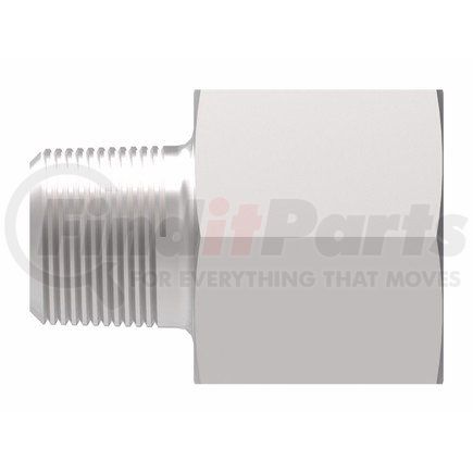 2040-4-4S by WEATHERHEAD - 2040 Series Straight Adapter NPTF External Pipe/Plug Countersunk Hex