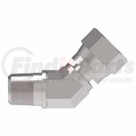 2049-4-8S by WEATHERHEAD - Pipe to Pipe NPSM Internal Pipe Swivel to NPTF External Pipe Steel Adapter