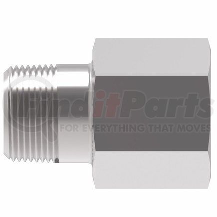 2246-8-6S by WEATHERHEAD - NPTF External Pipe to SAE O-Ring Boss (Internal) Steel Adapter