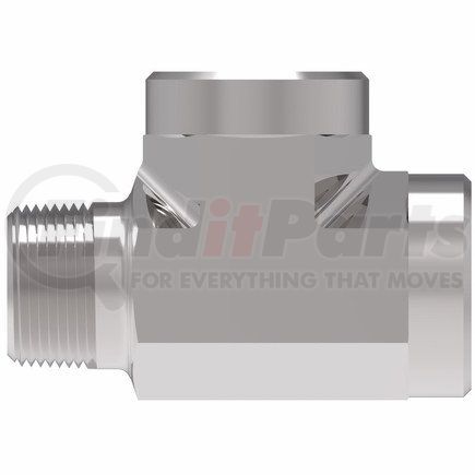 2253-8-8S by WEATHERHEAD - 2253 Series Tee/Y Adapter NPSM Internal Pipe Swivel/NPTF Internal Pipe