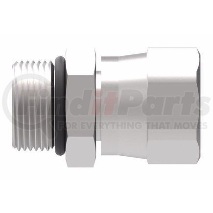 2266-8-6S by WEATHERHEAD - SAE O-Ring Boss to SAE 37° Flare Swivel Steel Adapter