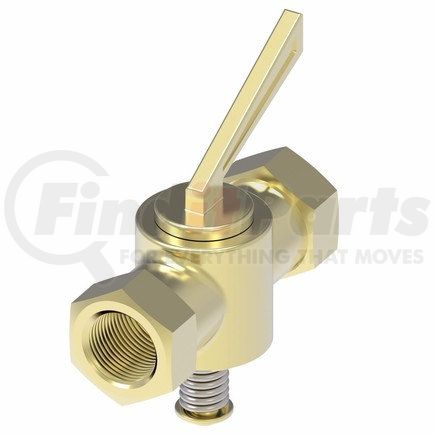 Weatherhead A6774 Hydraulic Hose Flow Control Adapter Ground Plug & Multi Shut-Offs Compression Double
