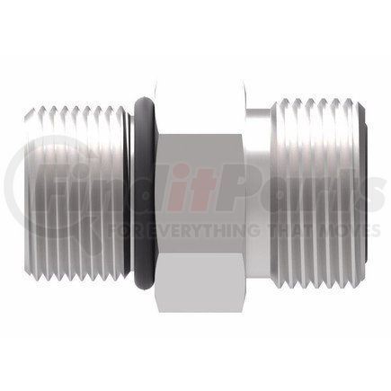 FF1852T1008S by WEATHERHEAD - FF1852T Series Straight Adapter ORS/SAE O-Ring Boss