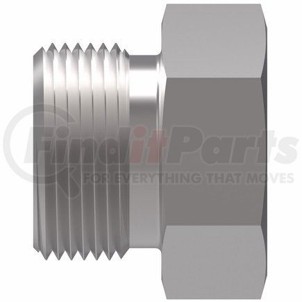 FF2137-04S by WEATHERHEAD - FF2137 Series Straight Adapter SAE Male O-Ring Boss Hex Socket