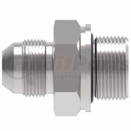 GG108-NP10-20 by WEATHERHEAD - GG108 Series Straight Adapter SAE 37° Male to Metric Male