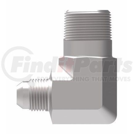 GG310-NP04-04 by WEATHERHEAD - GG310 Series Elbow Adapter SAE 37° Male Flare/BSPT Male