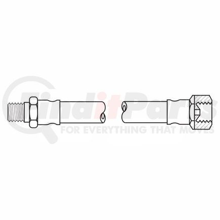 11079 by WEATHERHEAD - Air Brake Chamber / Drop Down Hose Assembly