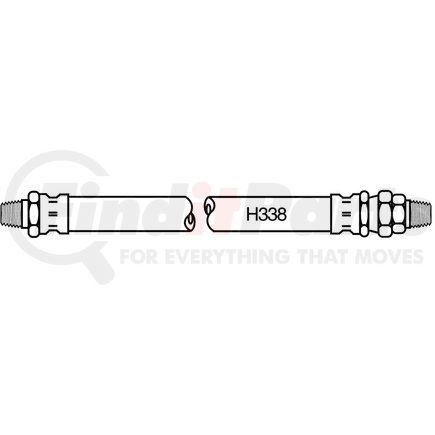 38097-02600 by WEATHERHEAD - Eaton Weatherhead Airbrake Hose and Tubing Air Brake Air Chamber Hose Line