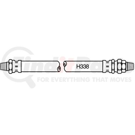 38353-03600 by WEATHERHEAD - Eaton Weatherhead Airbrake Hose and Tubing Air Brake Air Chamber Hose Line