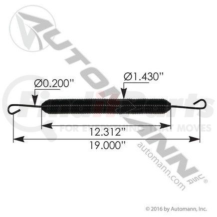 104.1369 by AUTOMANN - Hood Spring, for Peterbilt