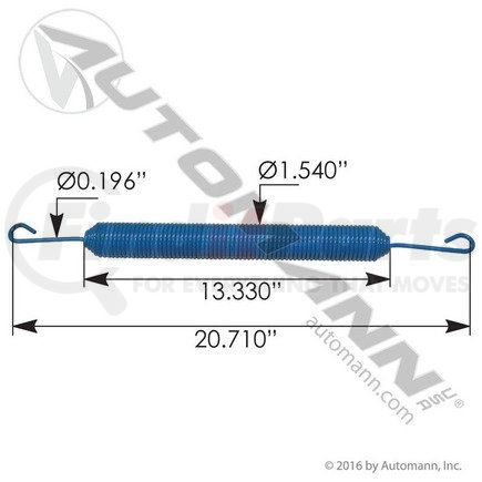 104.3046 by AUTOMANN - Hood Spring, for Peterbilt