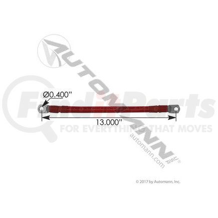 178.2010RD by AUTOMANN - CABLE BATT STACKABLE 2/0 13IN