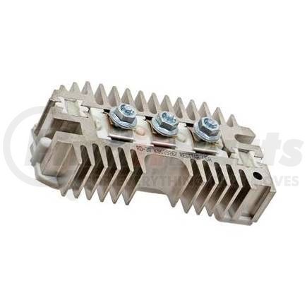 172-12004 by J&N - Rectifier - Positive Ground, Complete Assembly, 6 Diodes, 25A, Center to Center Mounting, 2.614" Mounting Distance, Non-Avalanche Style, Button Type, Heat Sink Cut for Extra Trio Cooling
