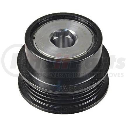 204-52005 by J&N - Pulley 4-Grooves, Decoupler, 0.67" / 17mm ID, 2.58" / 65.5mm OD