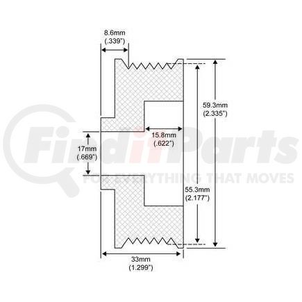 206-14010 by J&N - MC 6G PULLEY