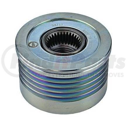 205-40003 by J&N - Pulley 5-Grooves, Clutch, 0.67" / 17mm ID, 2.13" / 54.05mm OD