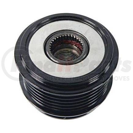 206-24037 by J&N - Pulley 6-Grooves, Clutch, 0.67" / 17mm ID, 2.4" / 61mm OD