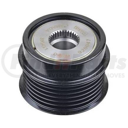 206-40011 by J&N - Pulley 6-Grooves, Decoupler, 0.67" / 17mm ID, 2.38" / 60.5mm OD