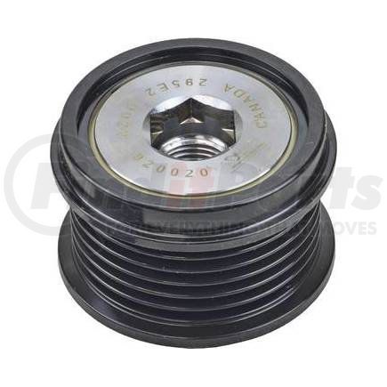 206-40013 by J&N - Pulley 6-Grooves, Decoupler, 0.67" / 17mm ID, 2.12" / 53.75mm OD