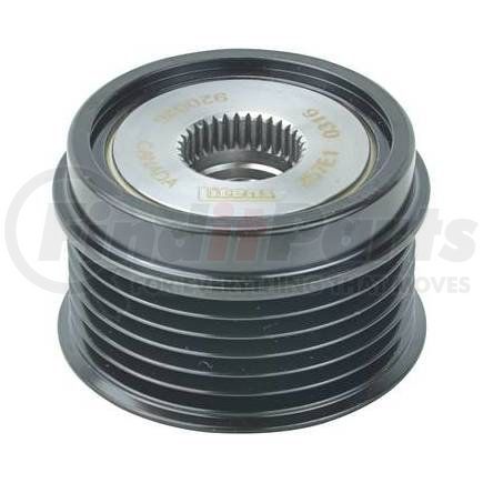 206-40014 by J&N - Pulley 6-Grooves, Decoupler, 0.67" / 17mm ID, 2.21" / 56.25mm OD