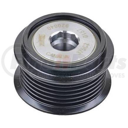 206-52028 by J&N - Pulley 6-Grooves, Decoupler, 0.67" / 17mm ID, 2.56" / 65mm OD