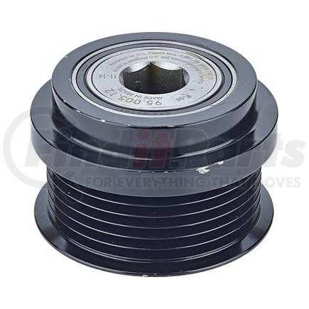206-52032 by J&N - Pulley 6-Grooves, Decoupler, 0.55" / 14mm ID, 2.78" / 70.6mm OD