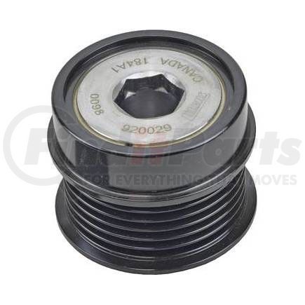206-52036 by J&N - Pulley 6-Grooves, Decoupler, 0.67" / 17mm ID, 2.12" / 53.75mm OD