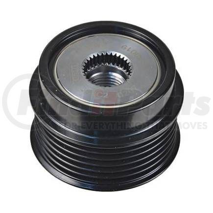 206-58000 by J&N - Pulley 6-Grooves, Decoupler, 0.67" / 17mm ID, 2.44" / 61.9mm OD
