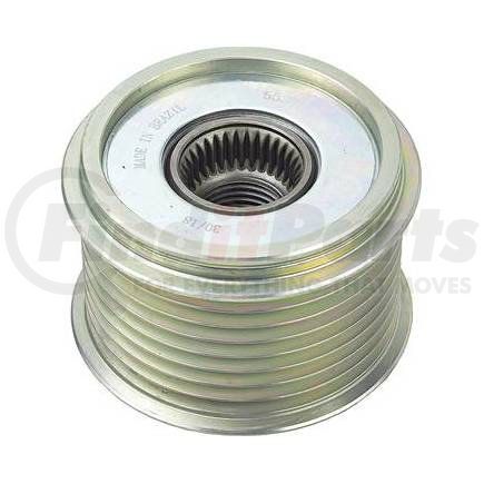 208-24013 by J&N - Pulley 8-Grooves, Clutch, 0.67" / 17mm ID, 2.4" / 61mm OD